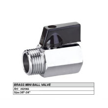 3/4'' Mini Polished and Chromed forged brass body ball valve